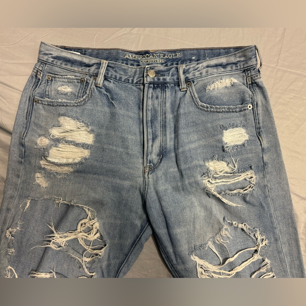 American Eagle Holy mom jeans size 14 Long